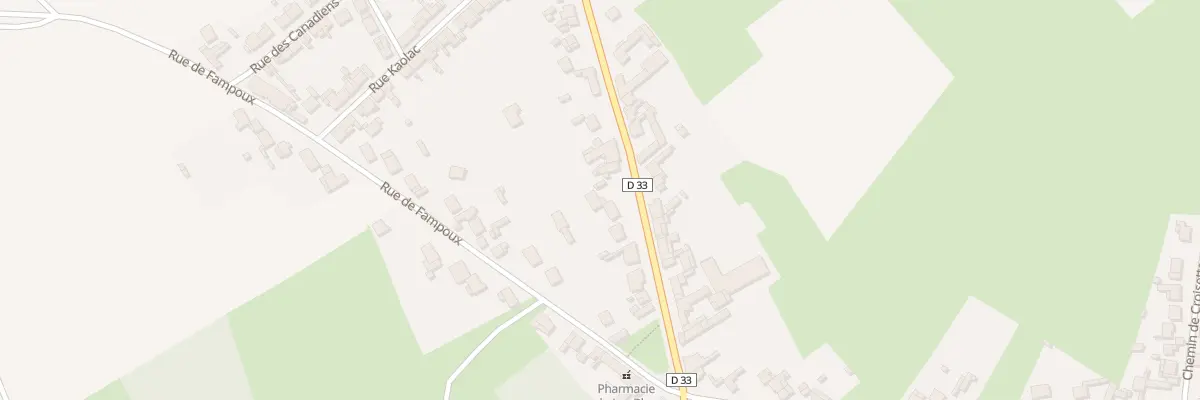 Plan du 12A Rue Eugene Dumont à Rœux