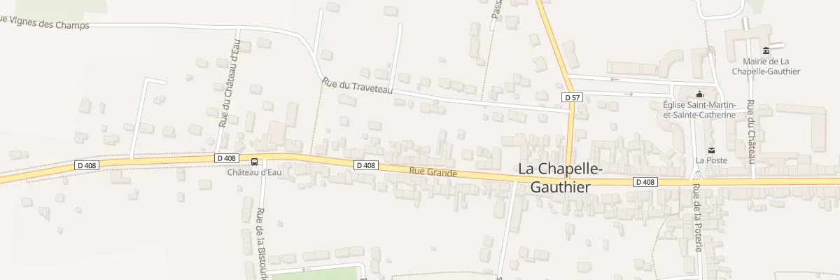 Plan du 314 Rue Grande à La Chapelle-Gauthier