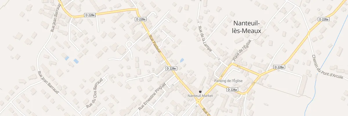 Plan du 22 Rue Pasteur à Nanteuil-lès-Meaux