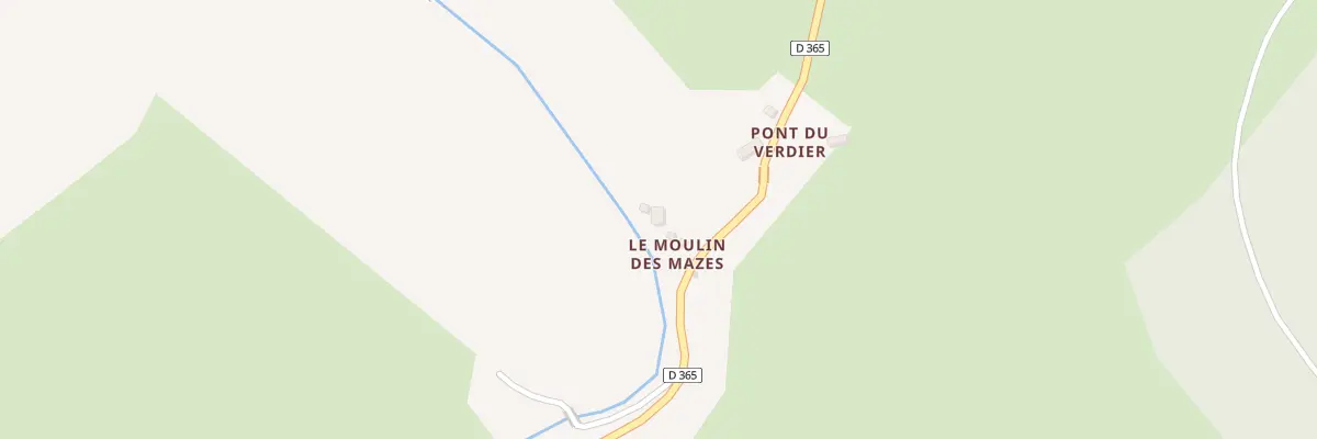 Plan du 5053 Moulin des Mazes et du Ver à Lieutadès