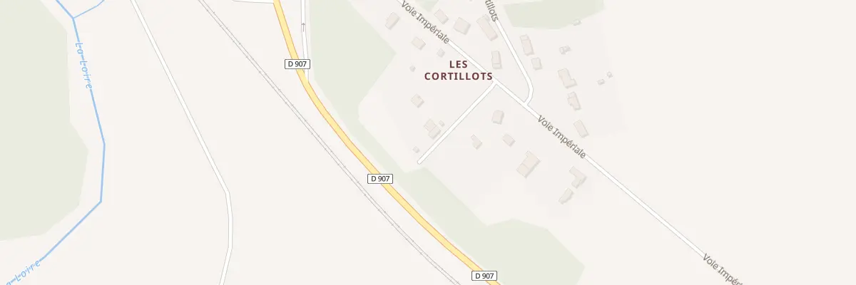 Plan du 84 Che des Vignes Rôties à Neuvy-sur-Loire