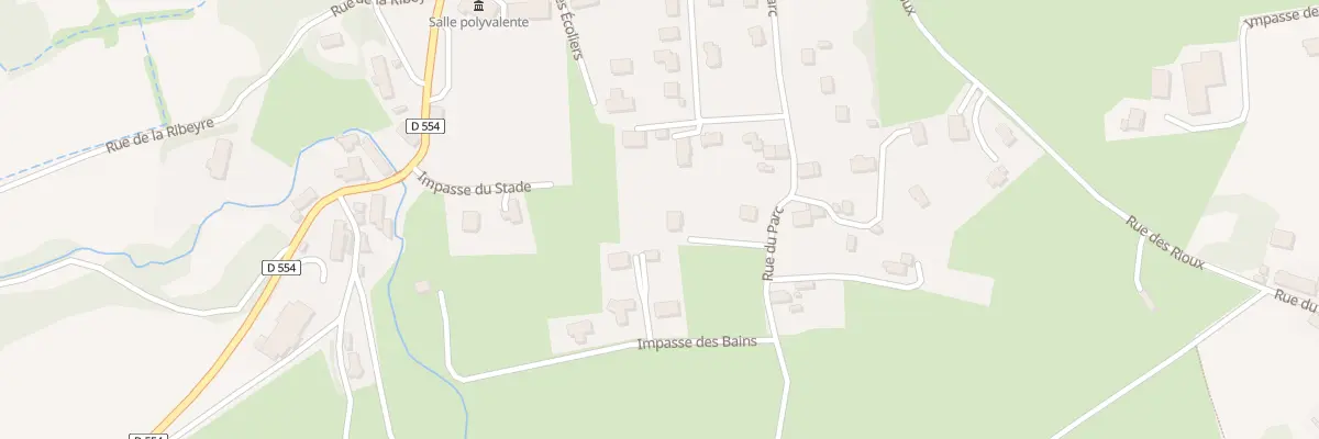 Plan du 22 Rue du Parc à Ceyssat