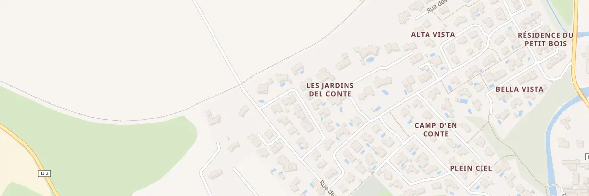 Plan du 11 Rue des Carignans à Brouilla