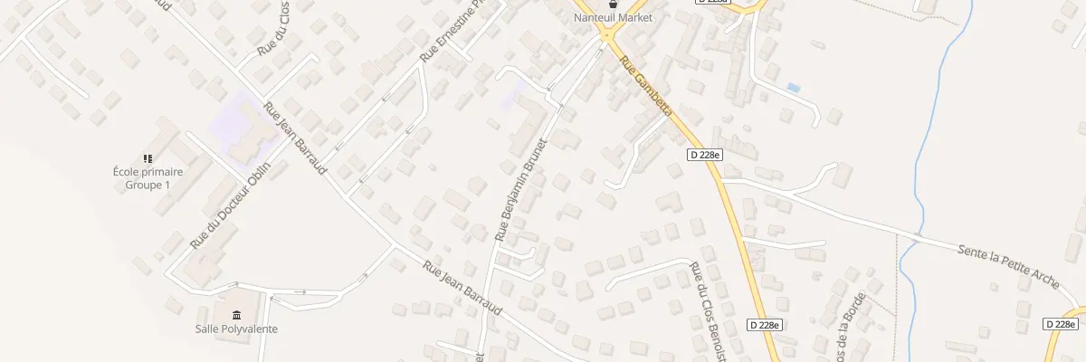 Plan du 9 Rue Benjamin Brunet à Nanteuil-lès-Meaux