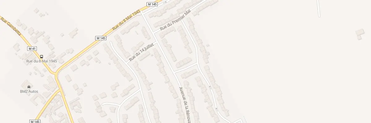 Plan du 305 Rue de l’Abbe Deligny à Sainghin-en-Weppes