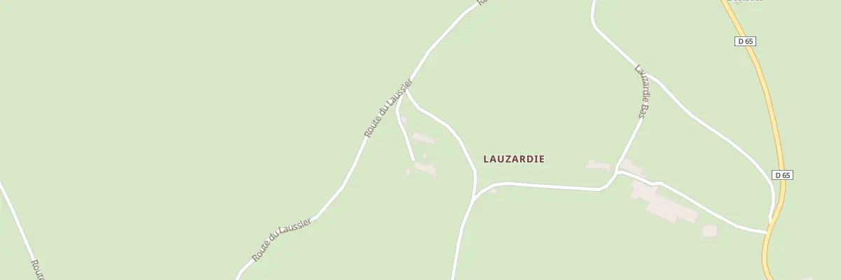 Plan du 1 Lauzardie Haut à Lieutadès