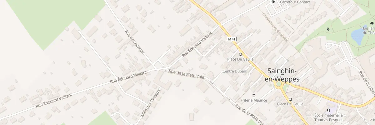 Plan du 118 Rue Édouard Vaillant à Sainghin-en-Weppes