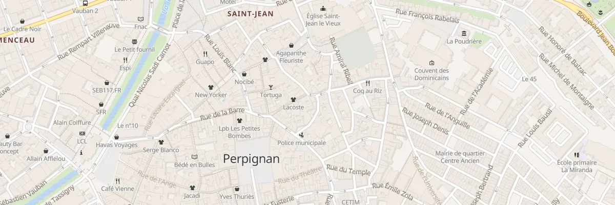 Plan du 30 Rue des Trois-Journées à Perpignan