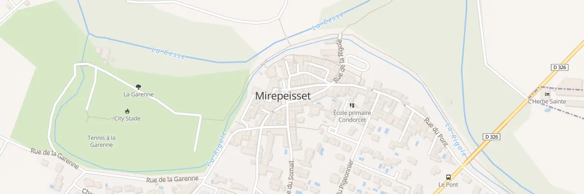 Plan du 3 Pl de la Republique à Mirepeisset