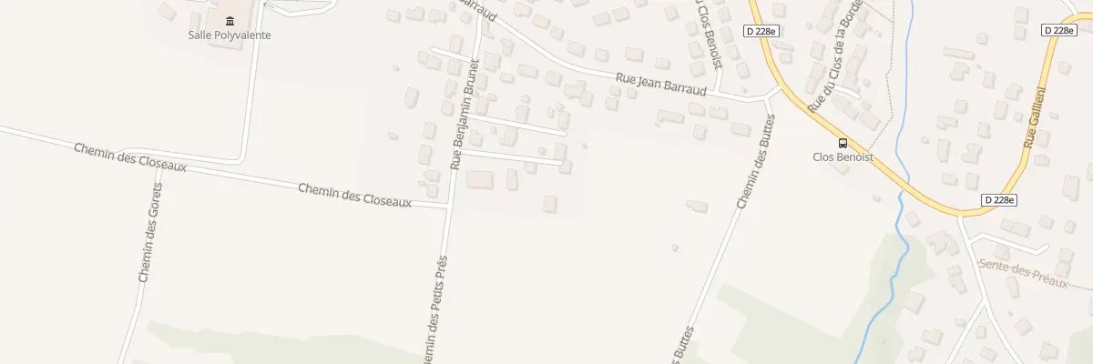 Plan du 33B Rue Benjamin Brunet à Nanteuil-lès-Meaux