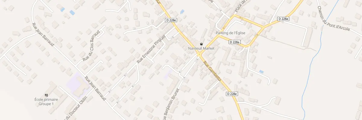 Plan du 4B Rue Benjamin Brunet à Nanteuil-lès-Meaux