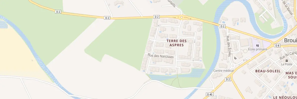Plan du 6 Rue des Gentianes à Brouilla