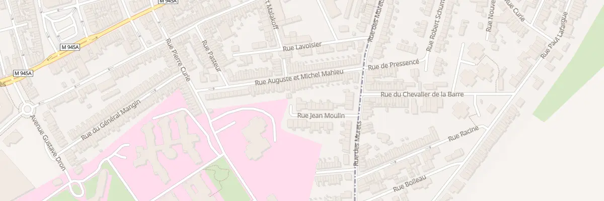 Plan du 16 Rue Jean Moulin à Armentières