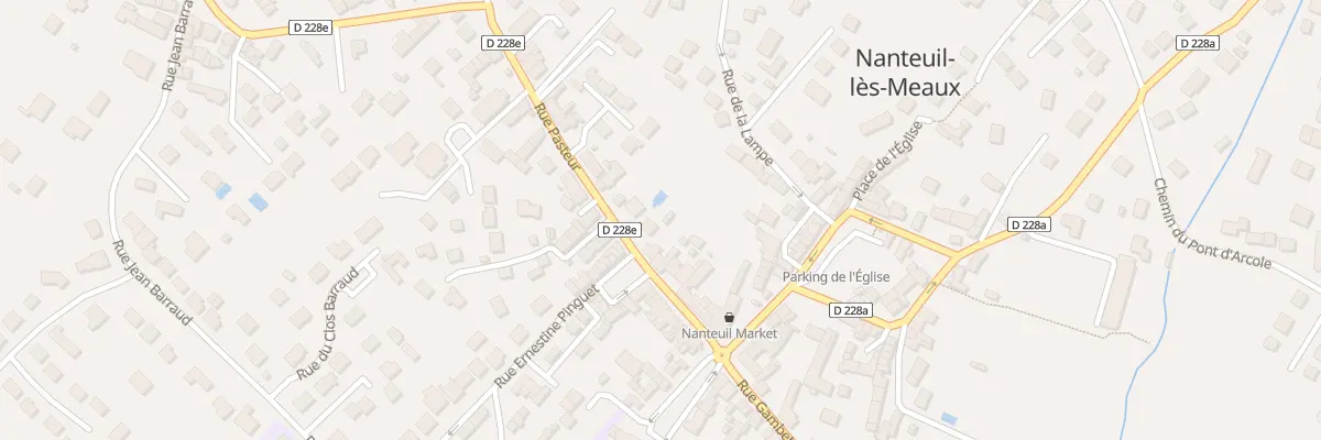 Plan du 18 Rue Pasteur à Nanteuil-lès-Meaux