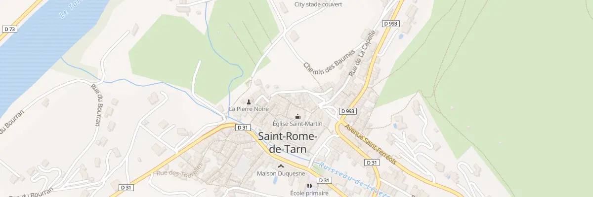 Plan du 1 Pl de la Poudrière à Saint-Rome-de-Tarn