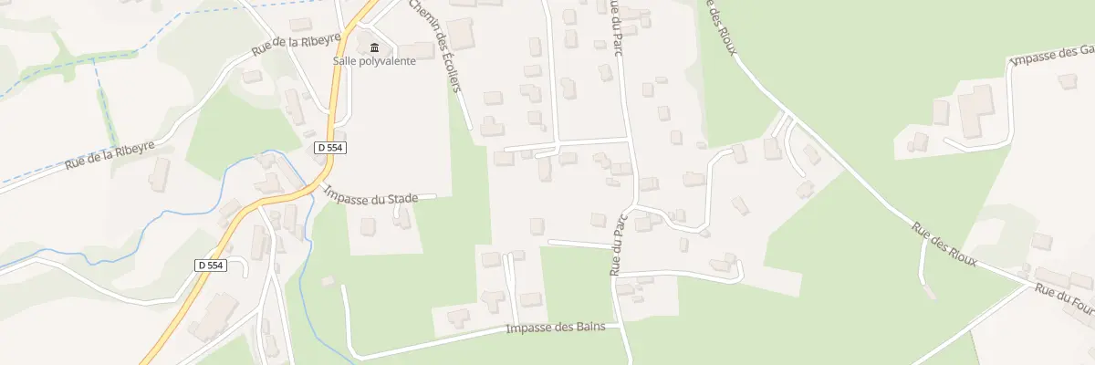 Plan du 24 Rue des Taradoux à Ceyssat