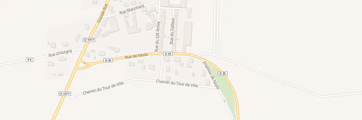 Plan du 6 Rue de Nesle à Villers-Carbonnel