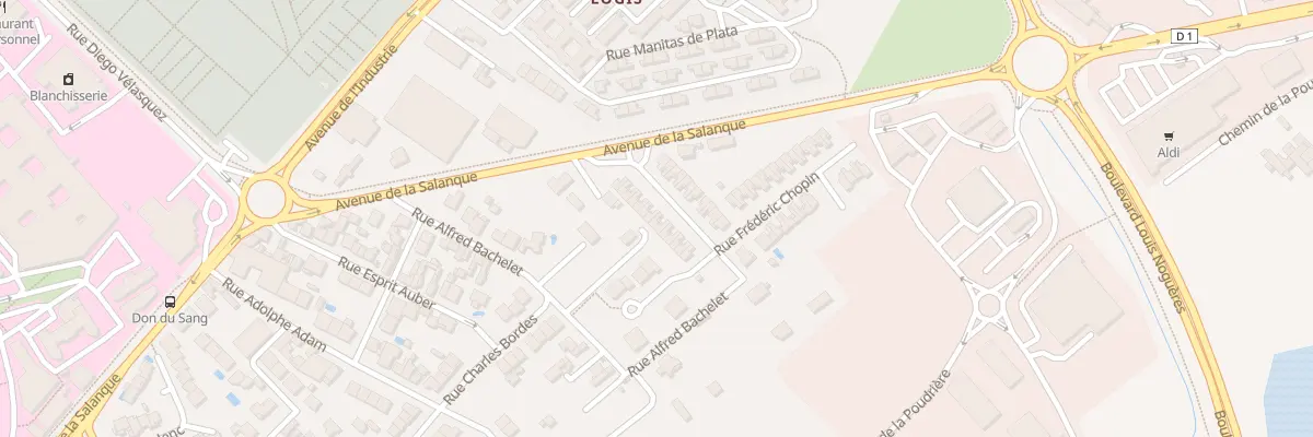 Plan du 15 Rue Jean-Sébastien Bach à Perpignan