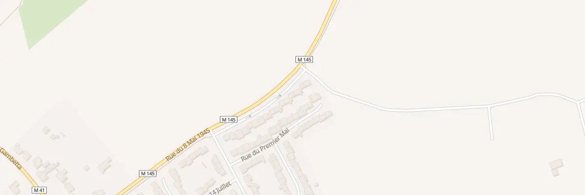 Plan du 386 Rue du Huit Mai à Sainghin-en-Weppes