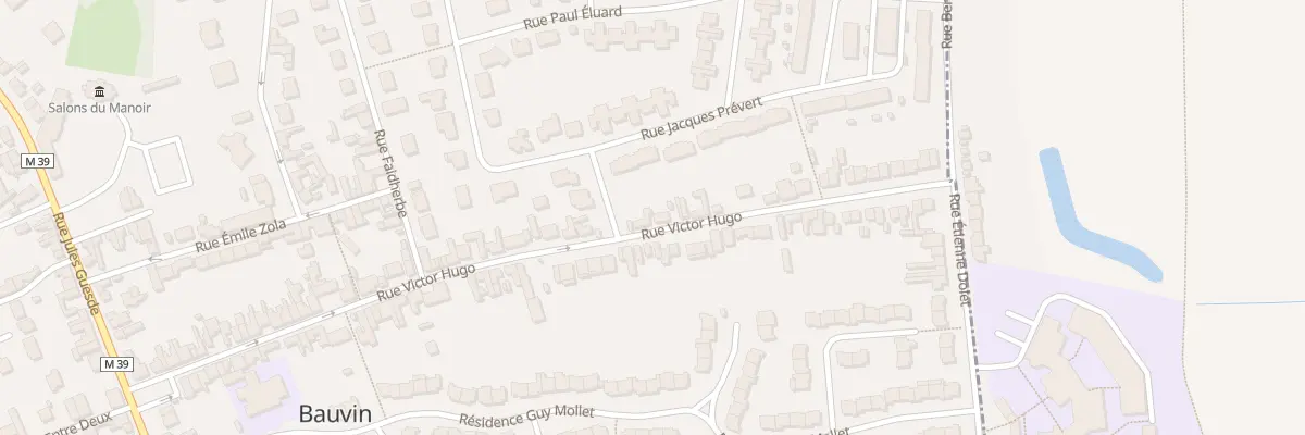 Plan du 67 Rue Victor Hugo à Bauvin