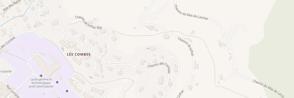 Plan du 730B Che des Combes à Saint-Affrique