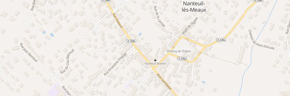Plan du 12 Rue Pasteur à Nanteuil-lès-Meaux