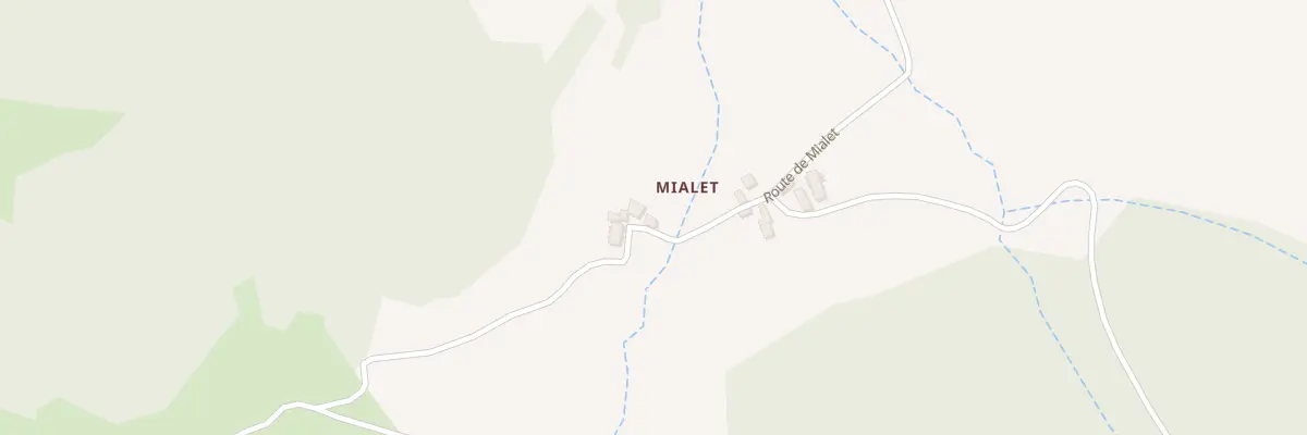 Plan du 5038 Mialet à Peux-et-Couffouleux
