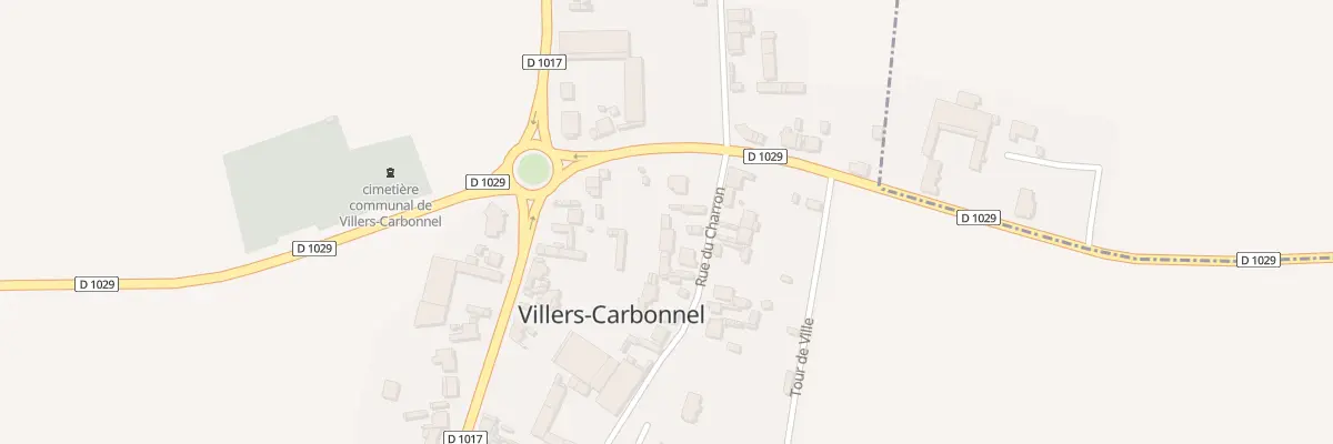 Plan du 2 Rue du Charron à Villers-Carbonnel