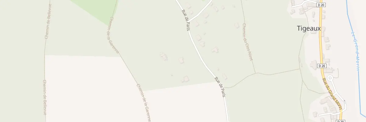 Plan du 17 Rue de Paris à Tigeaux