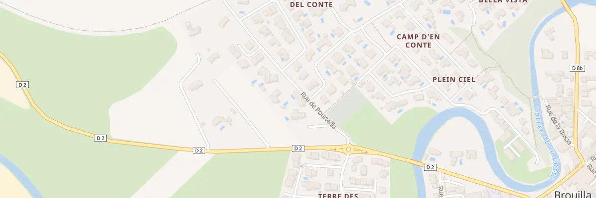 Plan du 5 Rue de Pourteills à Brouilla