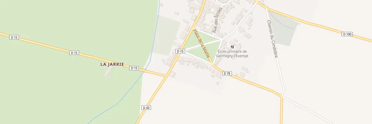 Plan du 17 Le Bourg à Germigny-l’Exempt