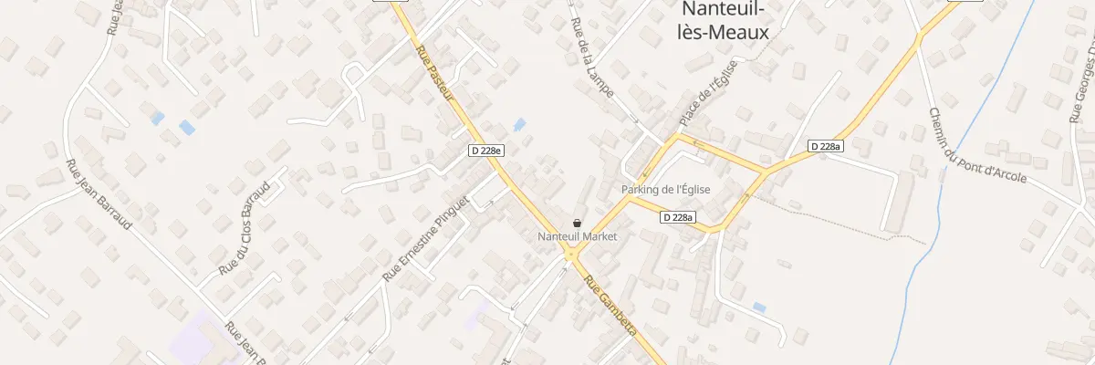 Plan du 10 Rue Pasteur à Nanteuil-lès-Meaux