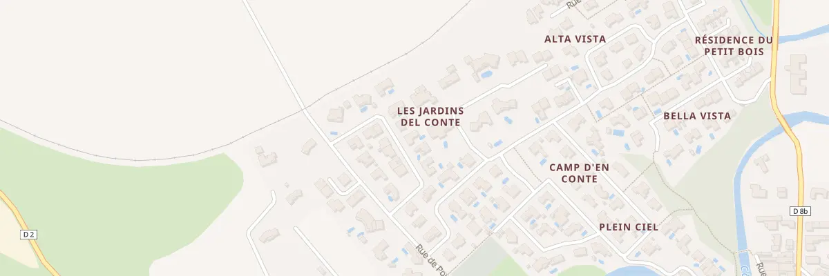 Plan du 6 Rue des Carignans à Brouilla