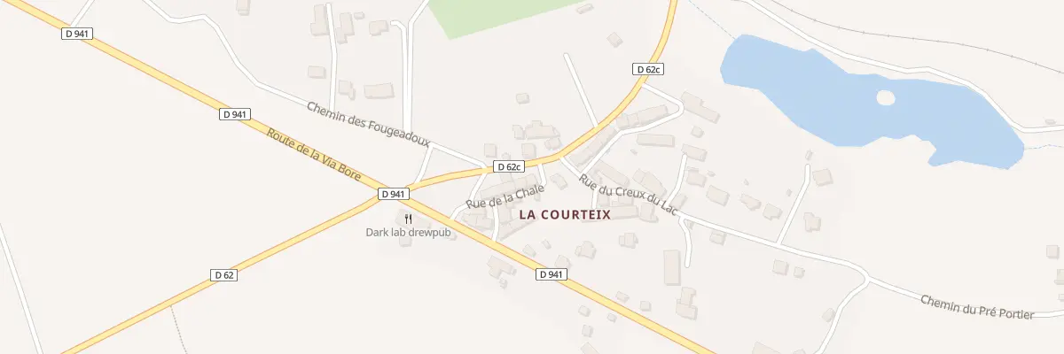 Plan du 2 Rue de la Chale - La Courteix à Saint-Ours