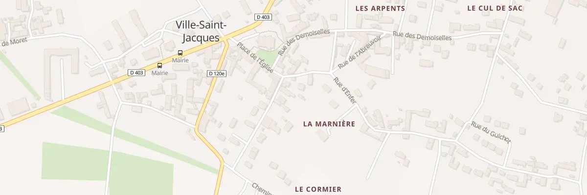 Plan du 3 Rue du Cormier à Ville-Saint-Jacques