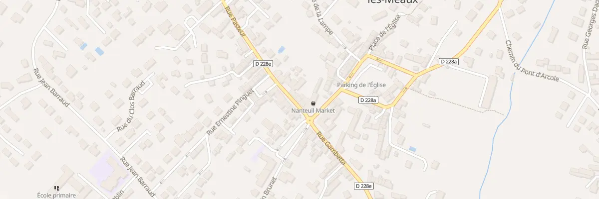 Plan du 6 Rue Pasteur à Nanteuil-lès-Meaux