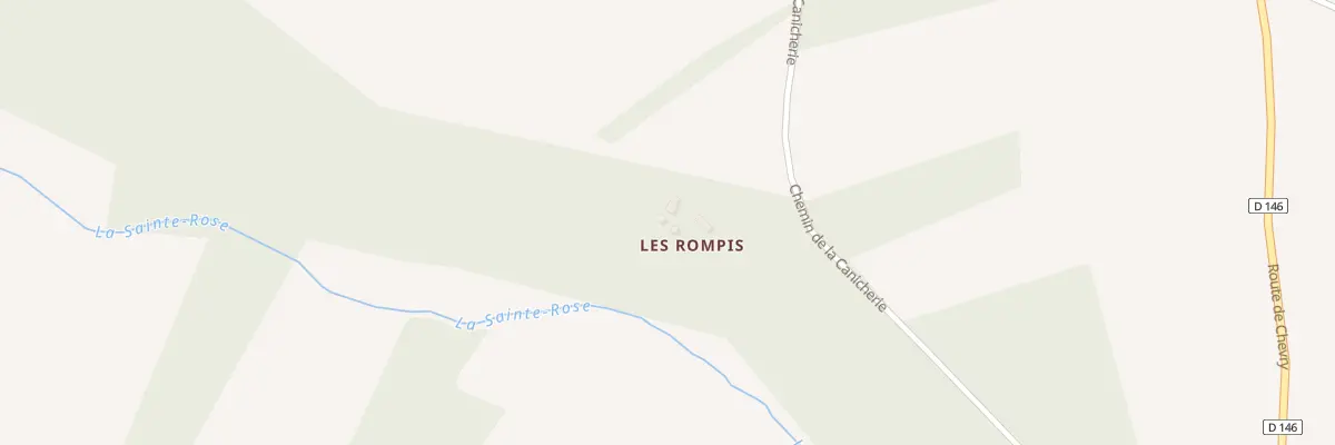 Plan du 1 Che de la Canicherie à Pers-en-Gâtinais