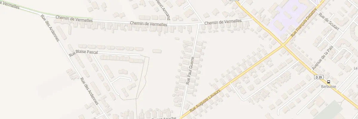 Plan du 48 Rue Paul Guerre à Harnes