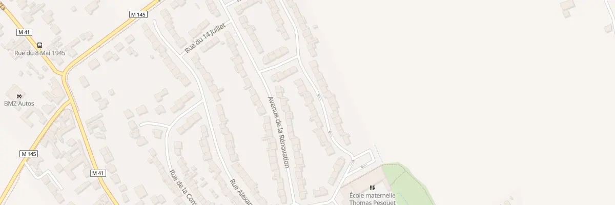 Plan du 231 Rue de l’Abbe Deligny à Sainghin-en-Weppes