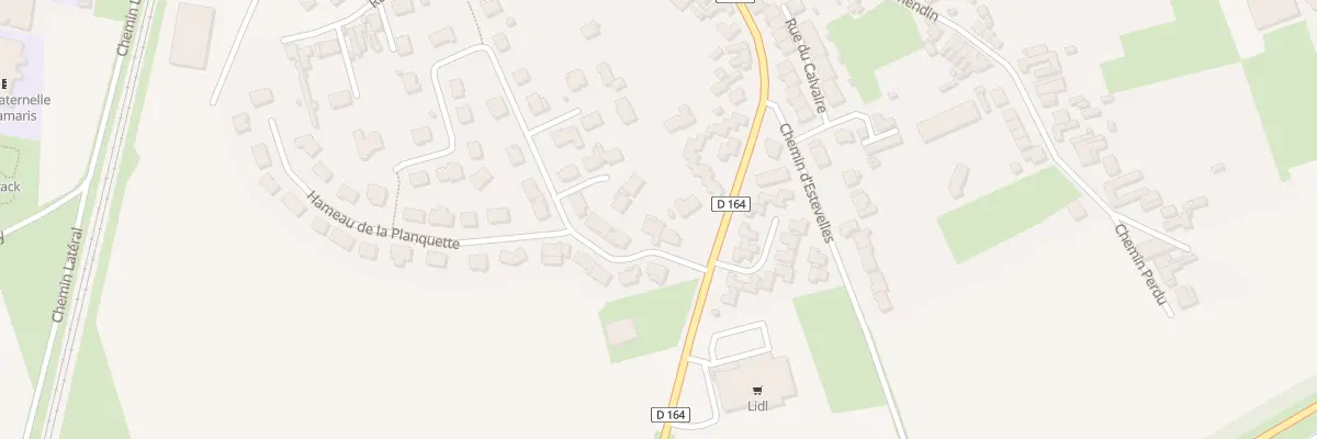 Plan du 4 Rue du Hameau de la Planquette à Meurchin