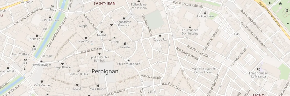 Plan du 5 Rue de la Main-de-Fer à Perpignan