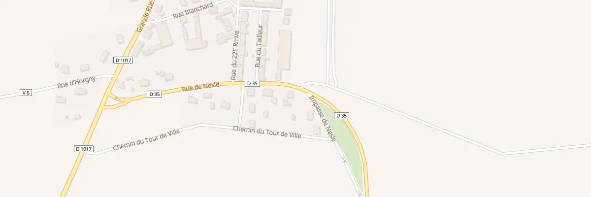 Plan du 8 Rue de Nesle à Villers-Carbonnel