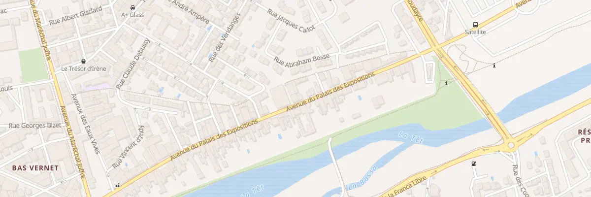 Plan du 51 Av du Palais-des-Expositions à Perpignan