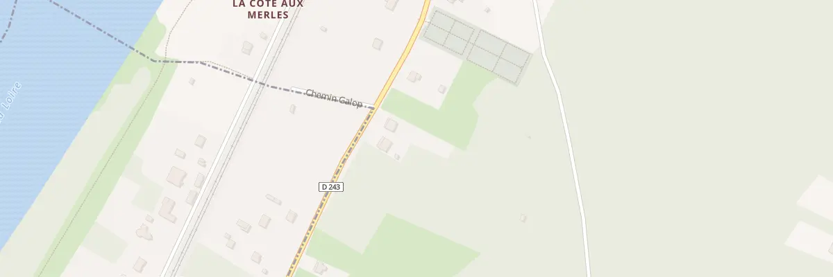 Plan du 41 Rte de la Cote aux Merles à Cosne-Cours-sur-Loire