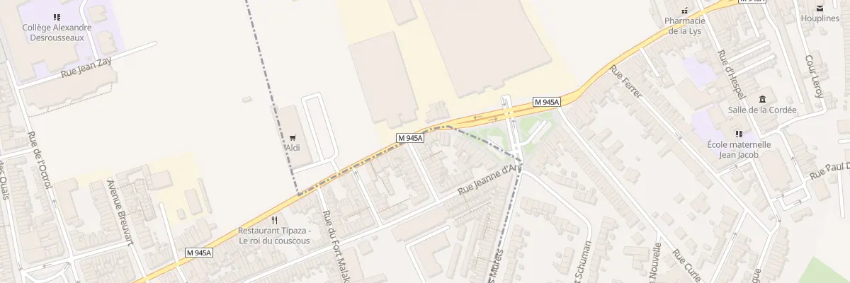 Plan du 148 Rue des Deportes à Armentières