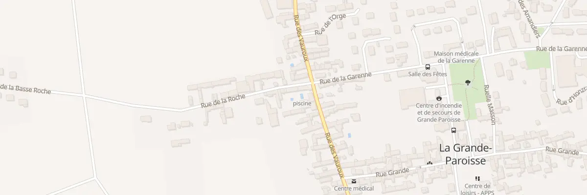 Plan du 1 Rue de la Roche à La Grande-Paroisse