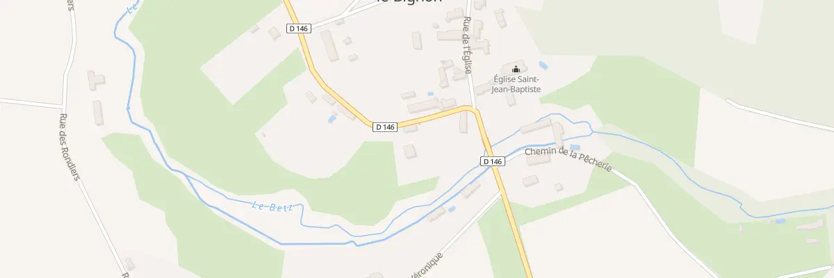 Plan du 3 Rue de la Flamenderie à Chevry-sous-le-Bignon