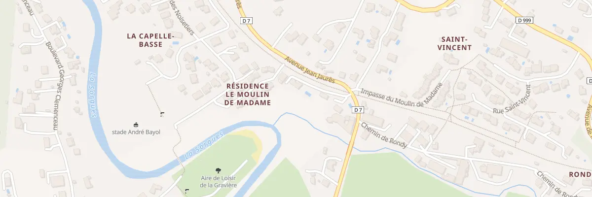 Plan du 14 Voie de la Passerelle à Saint-Affrique