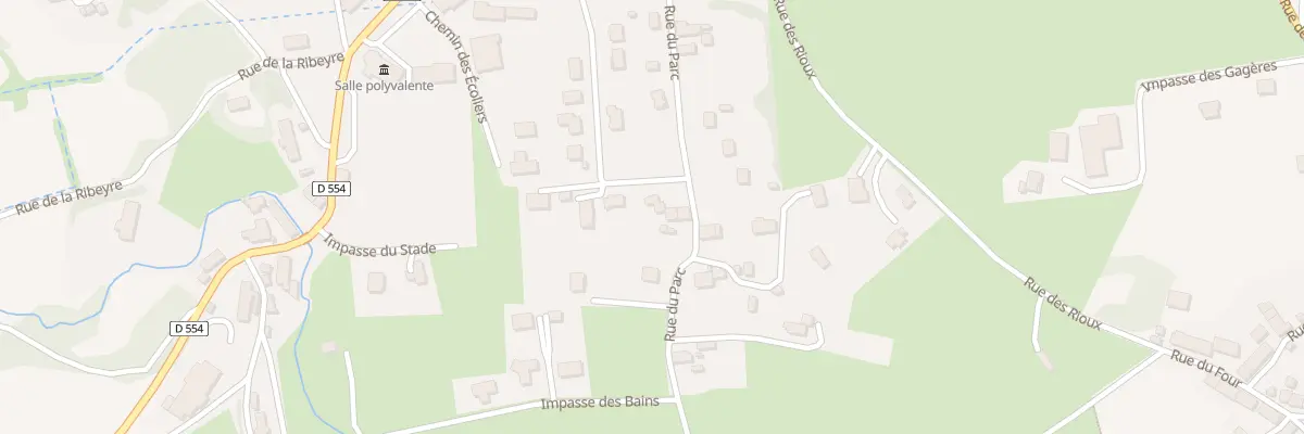 Plan du 28 Rue des Taradoux à Ceyssat