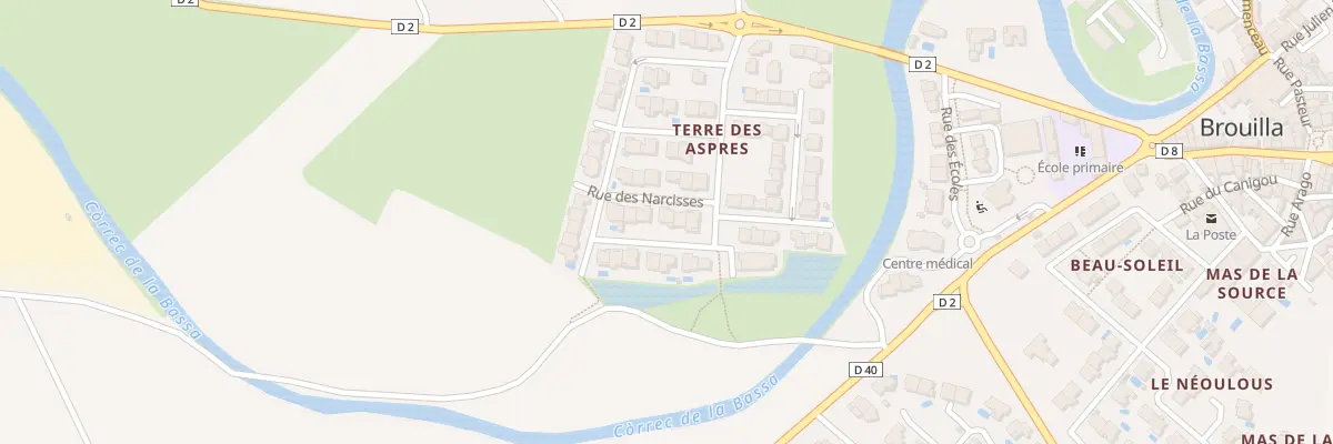 Plan du 5 Rue des Narcisses à Brouilla